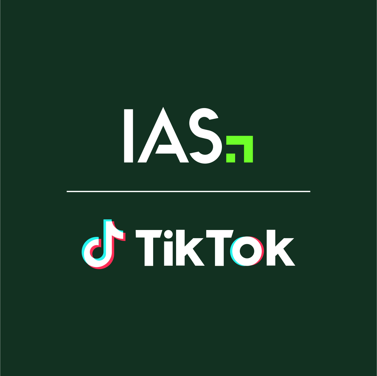 IAS and TikTok logos.