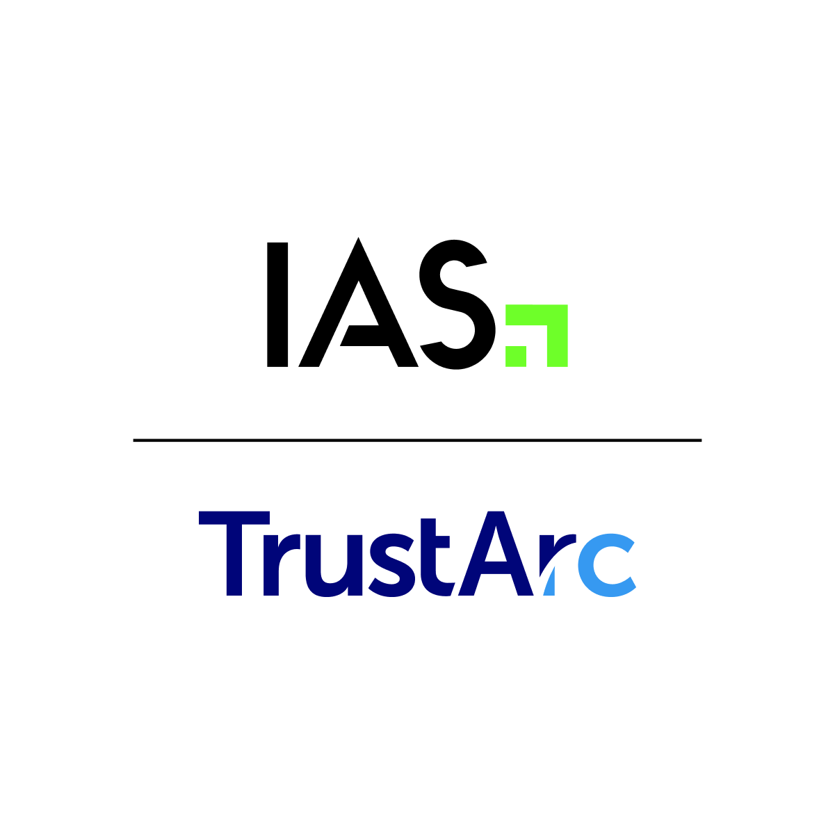 IAS and TrustArc logos.