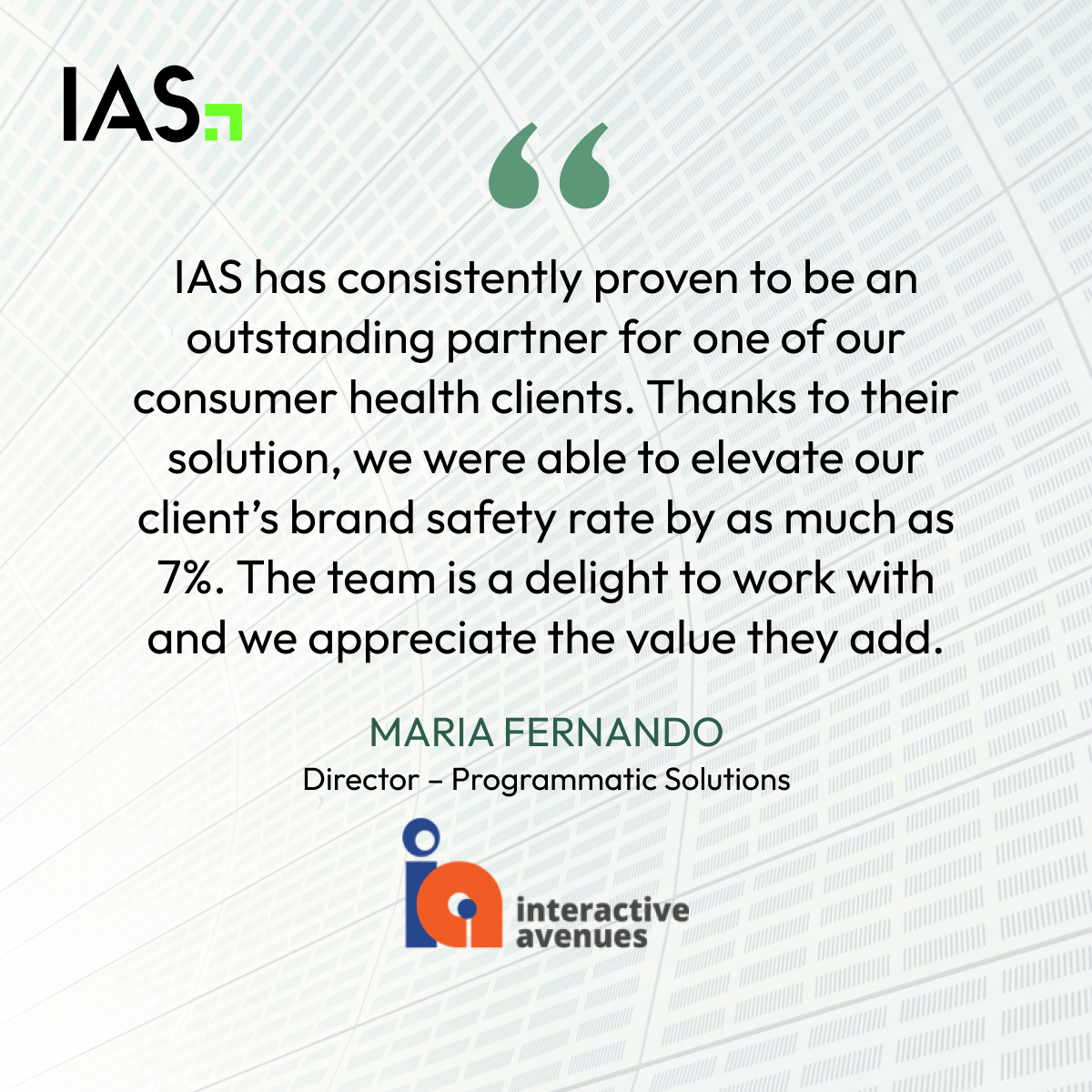 Driving Customer Success at IAS-Client Testimonial
