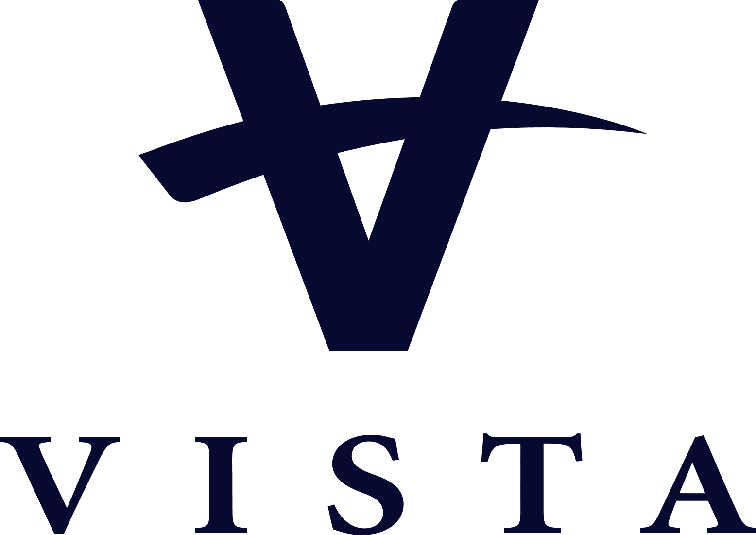 The logo of Vista Equity Partners, a leading global technology investor